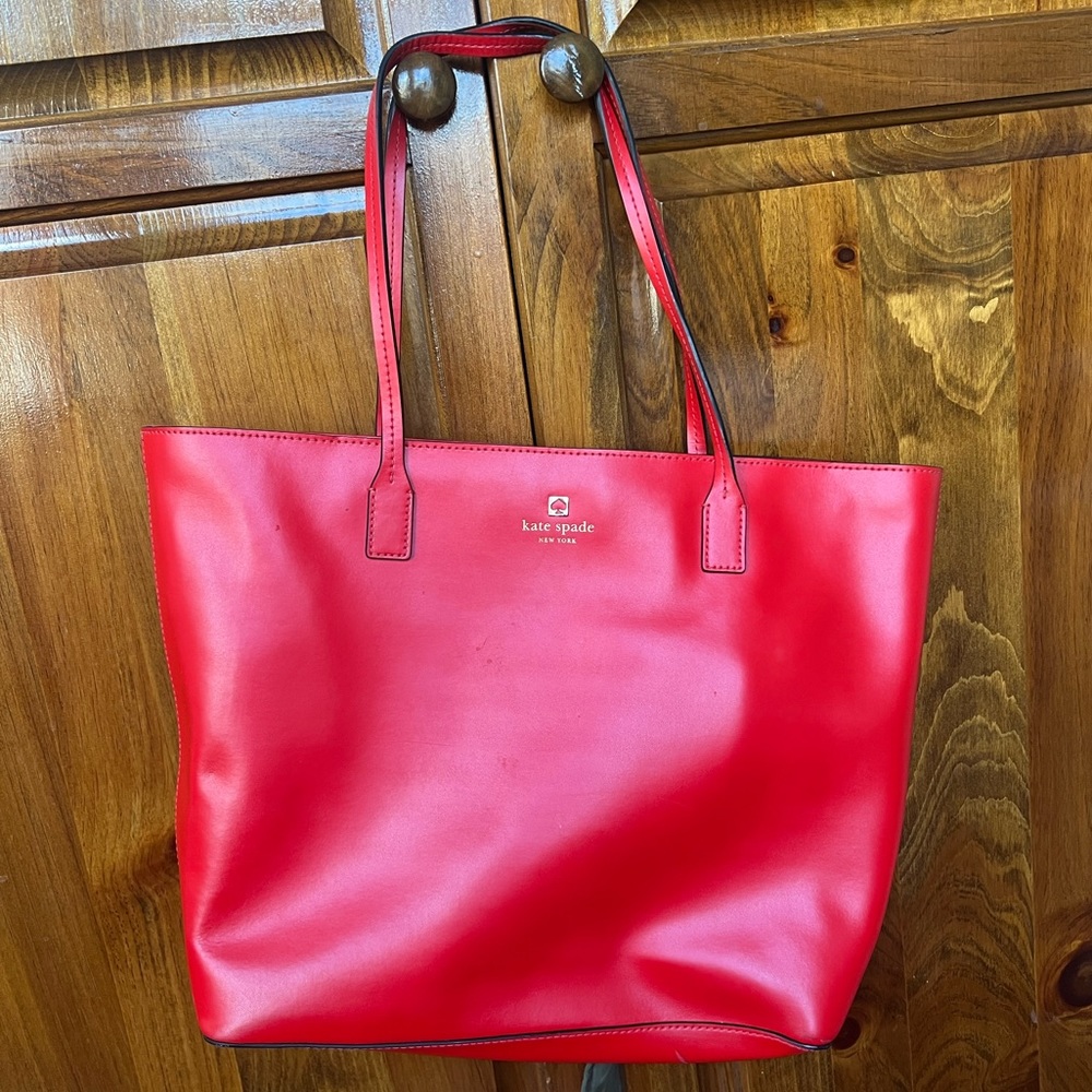 Cherry Red Kate Spade Tote
